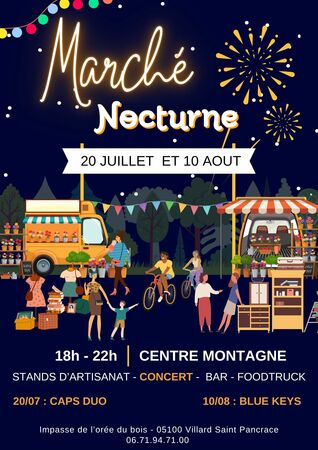 Flyer événement Marché Illustration Moderne Bleu Marine Et Coloré Flyer événement Marché Illustration Moderne Bleu Marine Et Coloré